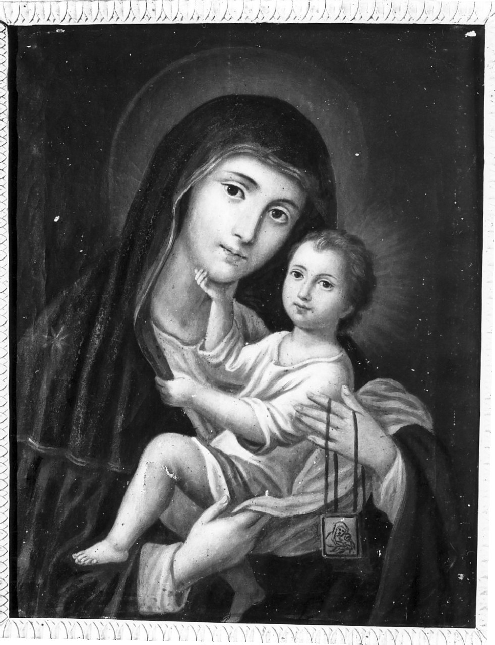 Madonna del Carmelo (dipinto) di Viraldi F (sec. XIX)