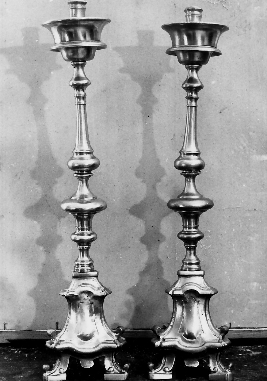candeliere, serie - bottega napoletana (sec. XVIII)