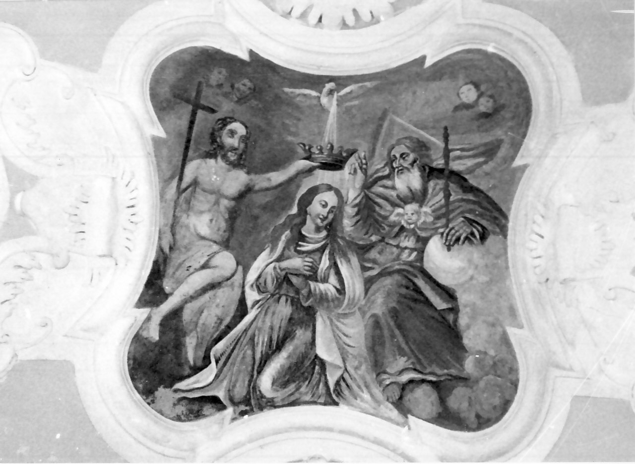 incoronazione di Maria Vergine (dipinto) - ambito Italia meridionale (sec. XVIII)