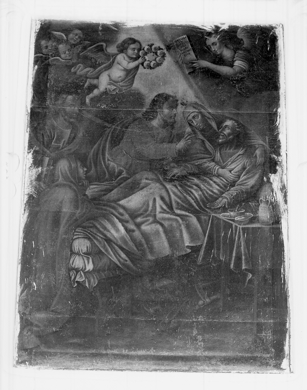 morte di San Giuseppe (dipinto) - ambito Italia meridionale (sec. XVIII)