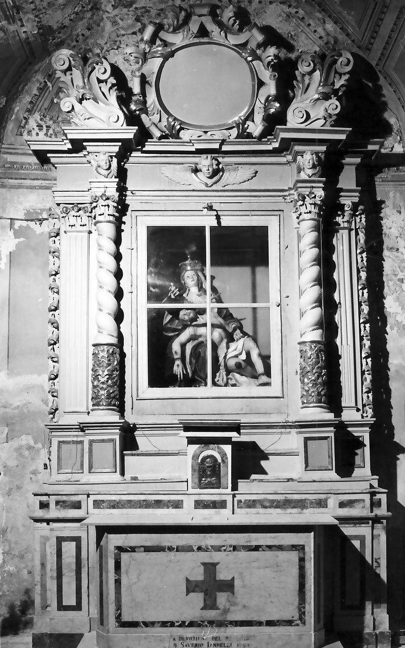 mostra d'altare, opera isolata - bottega Italia meridionale (sec. XVIII)