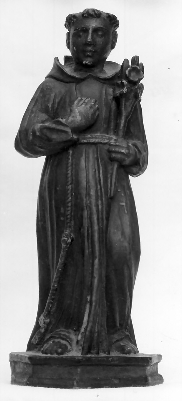 Sant'Antonio da Padova (statua, opera isolata) - bottega Italia meridionale (sec. XVIII)