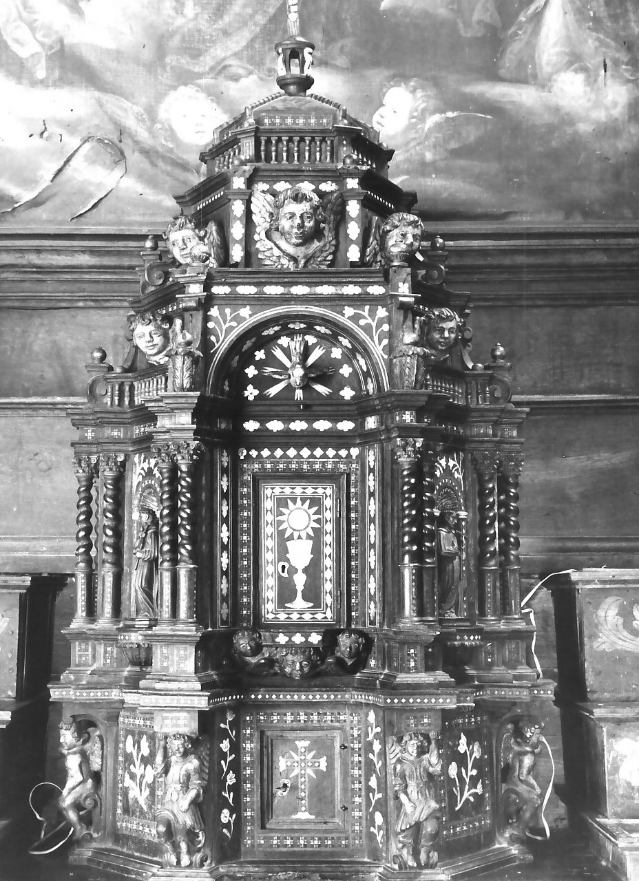 tabernacolo - a tempietto, opera isolata - bottega Italia meridionale (sec. XVIII)