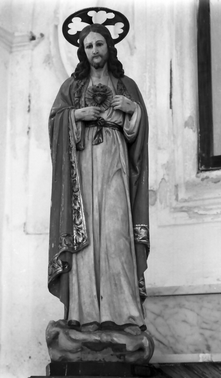 Sacro Cuore di Gesù (statua) - bottega calabrese (prima metà sec. XX)