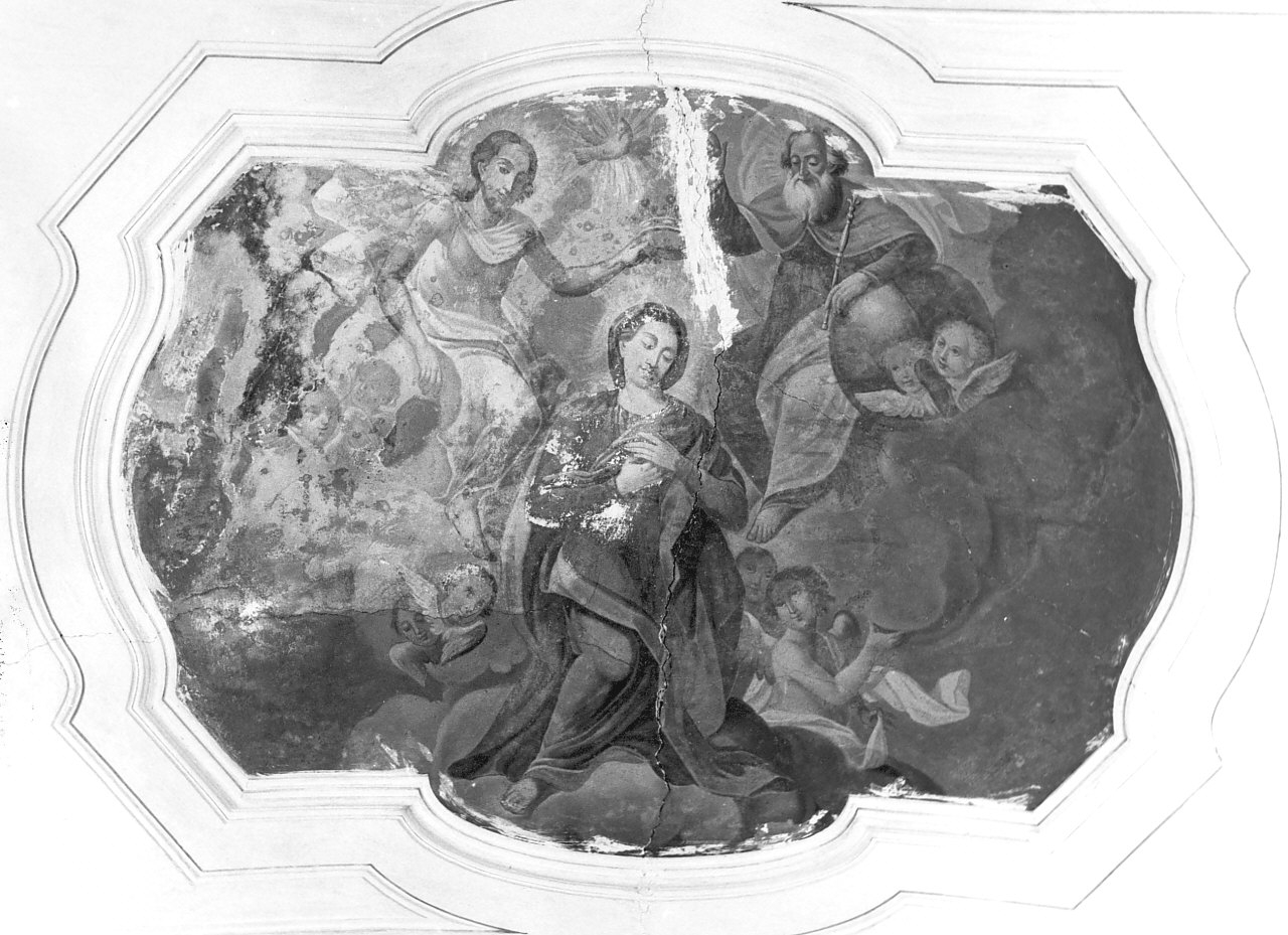 incoronazione di Maria Vergine (dipinto) - ambito calabrese (sec. XIX)