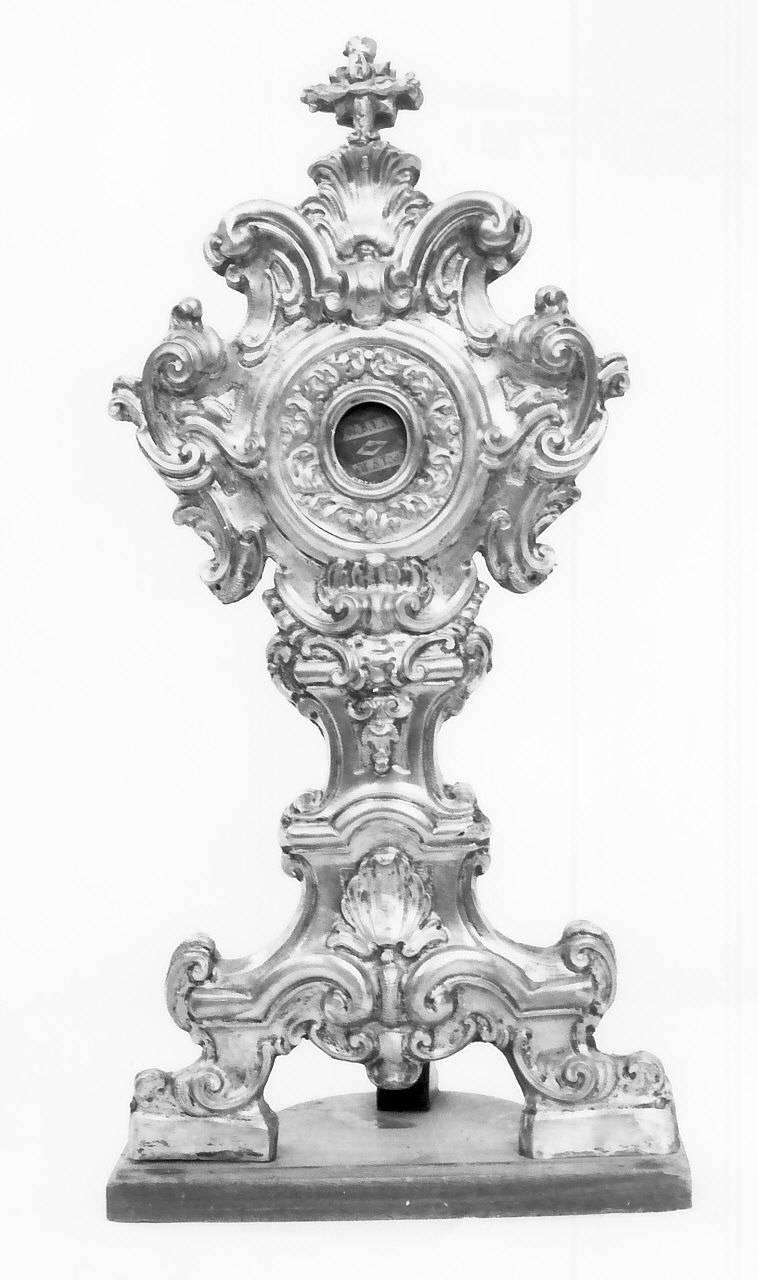 reliquiario - a ostensorio - bottega napoletana (seconda metà sec. XVIII)