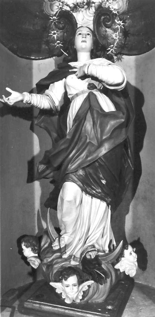 Madonna Assunta (statua, opera isolata) - bottega Italia meridionale (sec. XVIII)