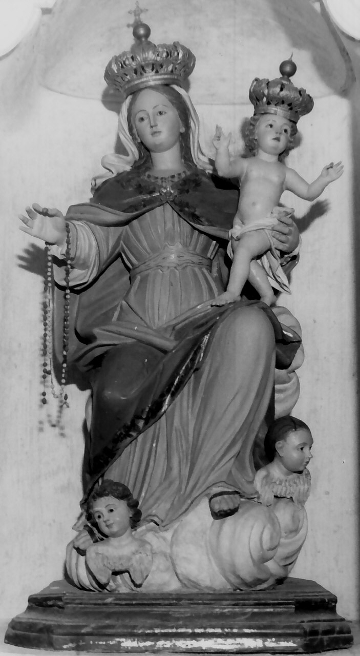 Madonna del Rosario (statua, opera isolata) - bottega Italia meridionale (metà sec. XVIII)