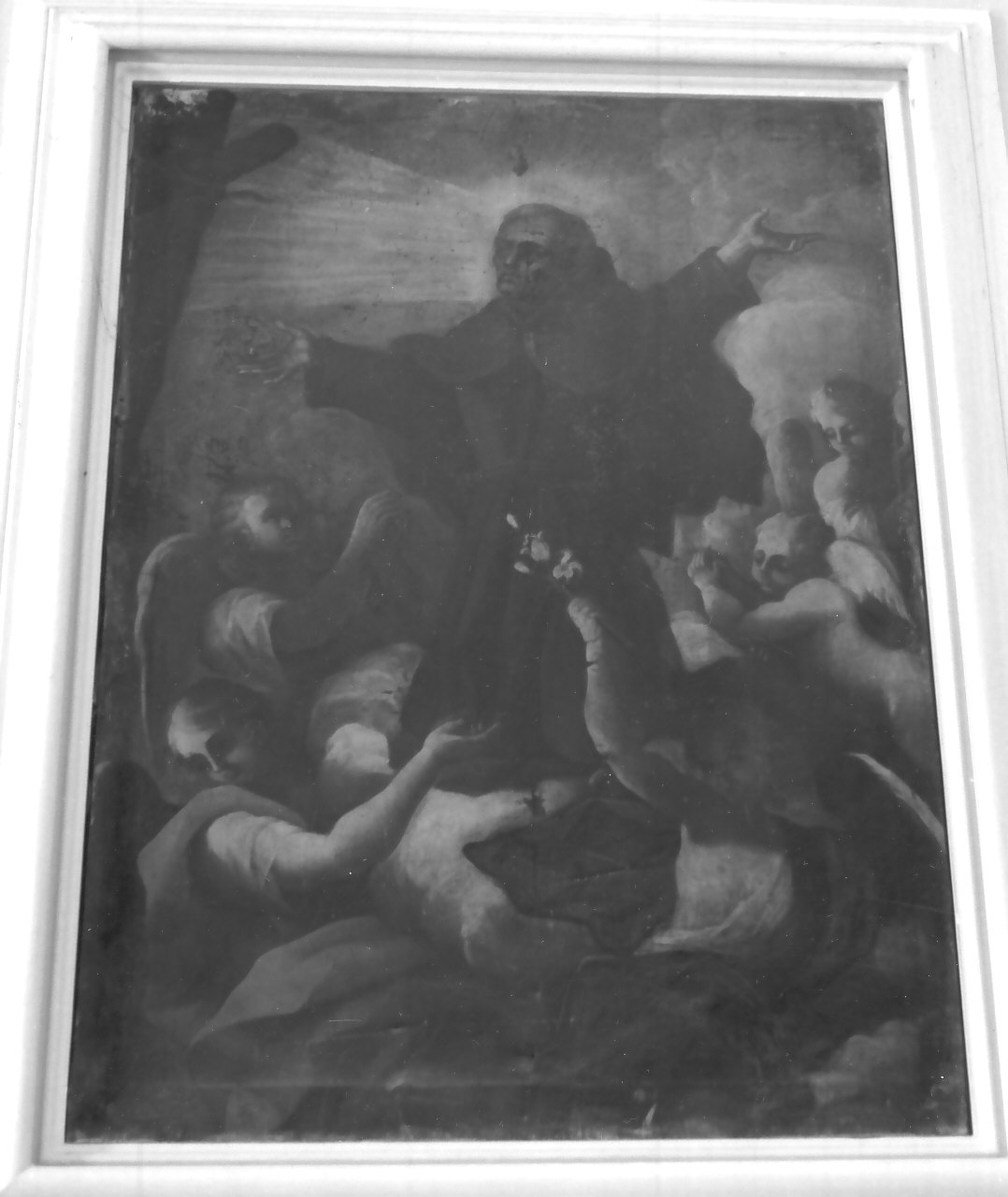 estasi di San Francesco d'Assisi (dipinto, opera isolata) - ambito calabrese (metà sec. XIX)