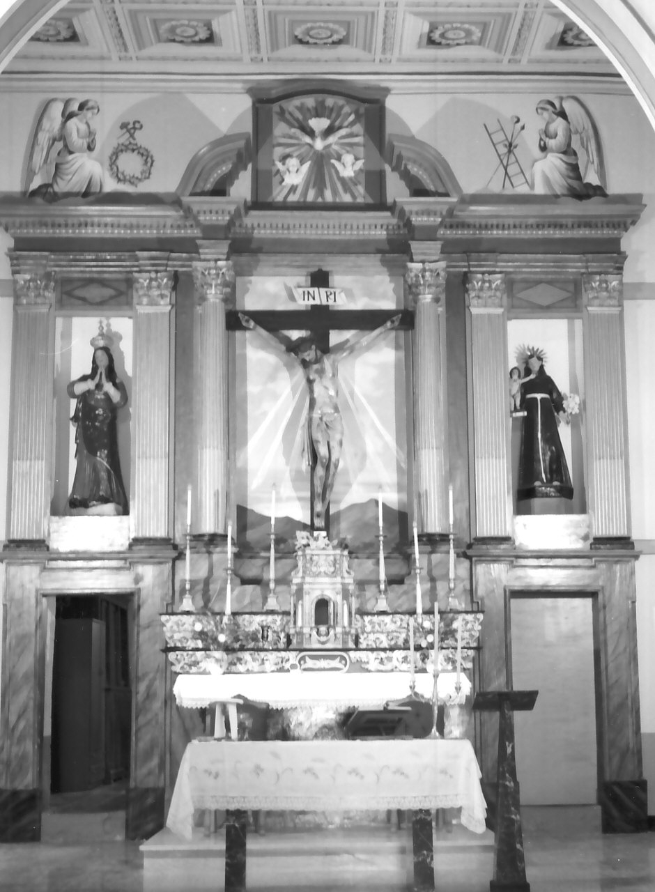 fastigio d'altare, opera isolata - bottega Italia meridionale (prima metà sec. XIX)