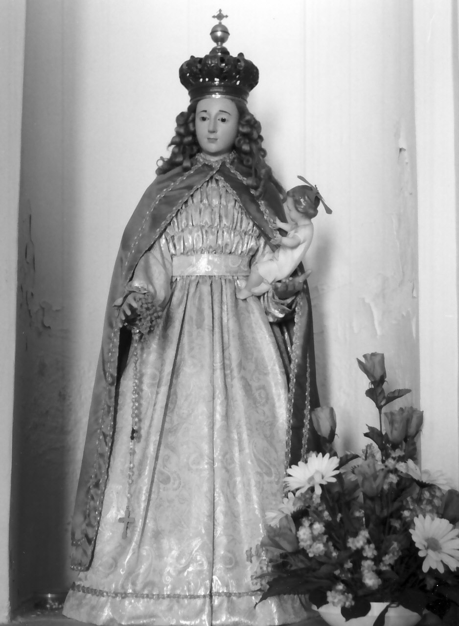 Madonna con Bambino (manichino, opera isolata) - bottega Italia meridionale (fine/inizio secc. XVIII/ XIX)