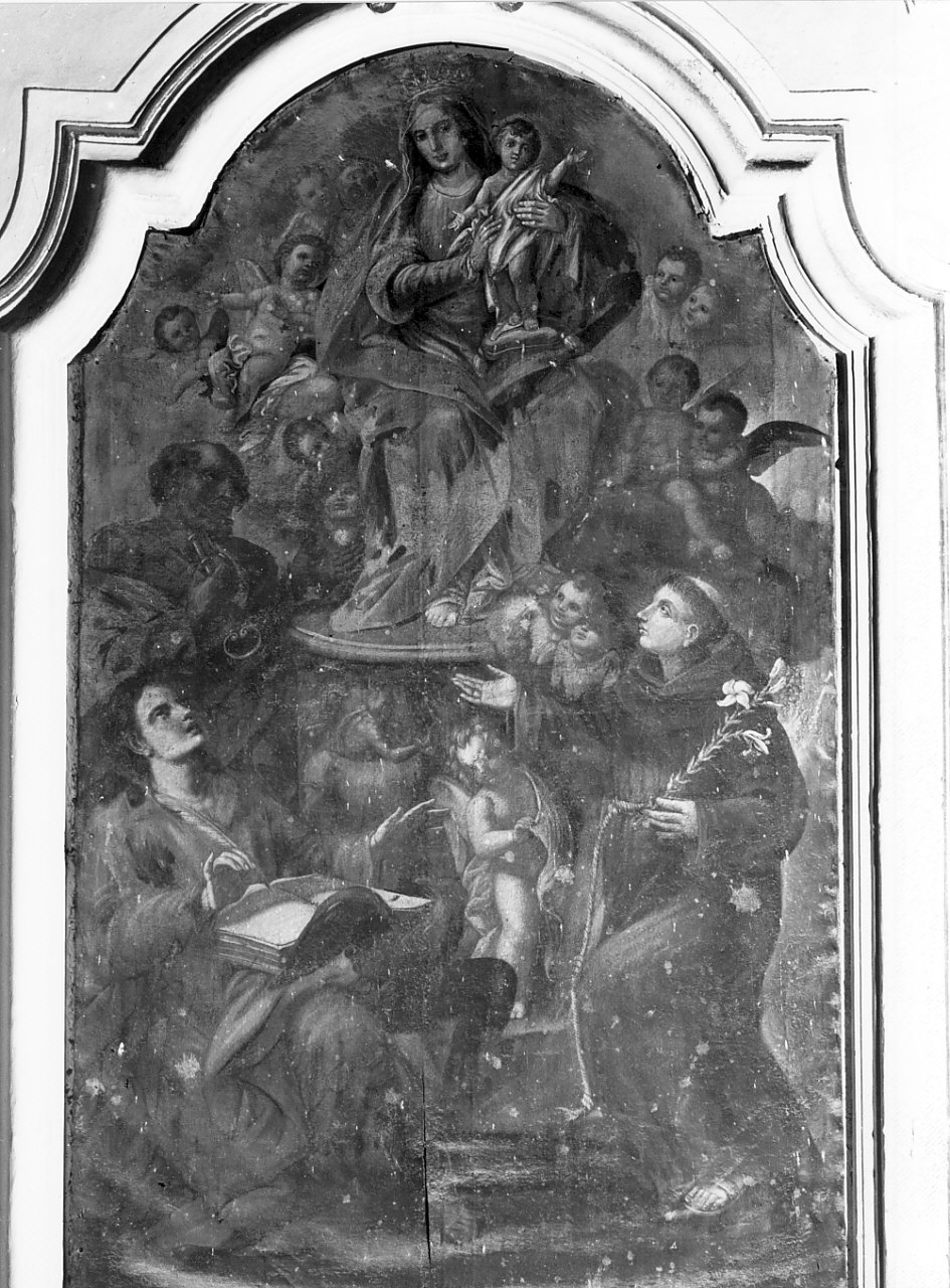Madonna con Bambino e Santi (dipinto, opera isolata) - ambito Italia meridionale (sec. XVIII)