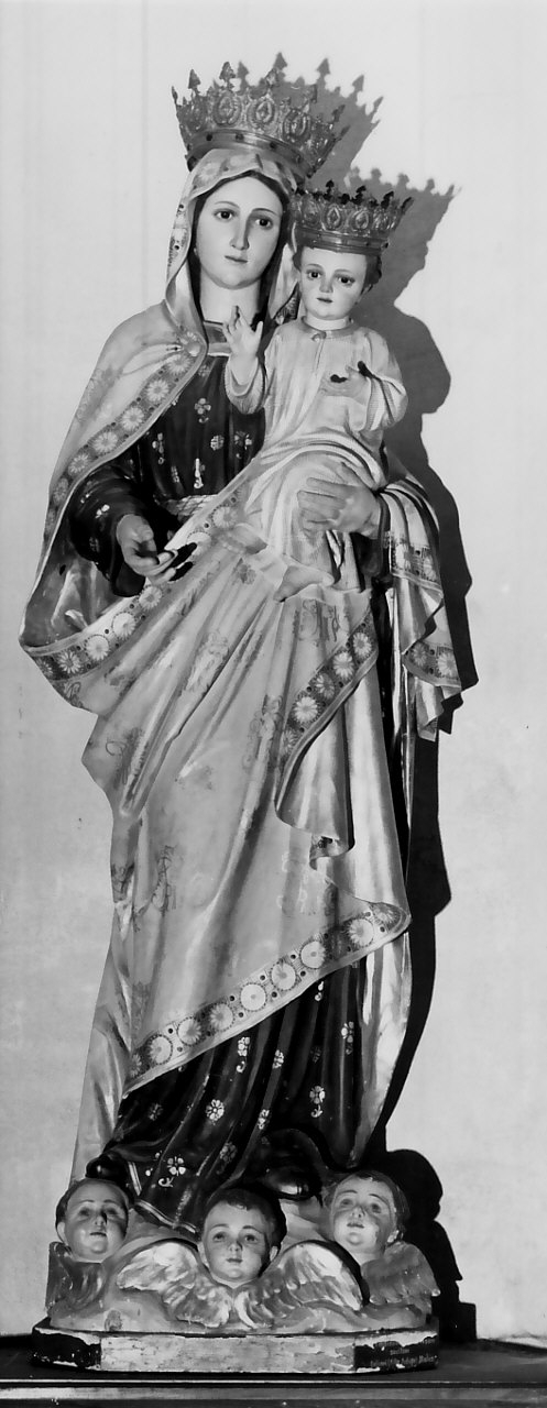 Madonna del Carmelo (statua, opera isolata) - bottega Italia meridionale (sec. XVIII)