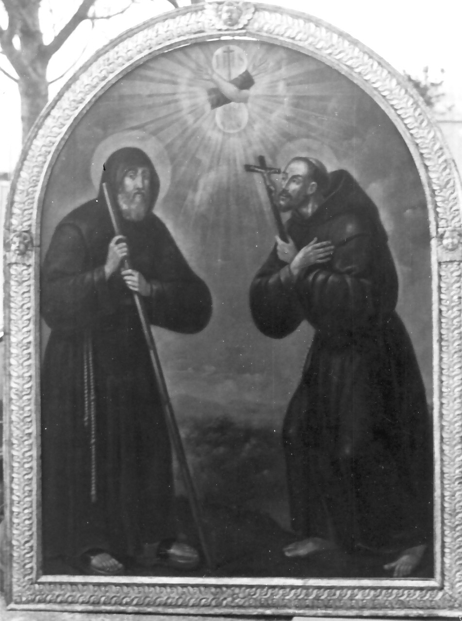 San Francesco di Paola e San Francesco d'Assisi, Santi (dipinto, opera isolata) - ambito Italia meridionale (sec. XVIII)