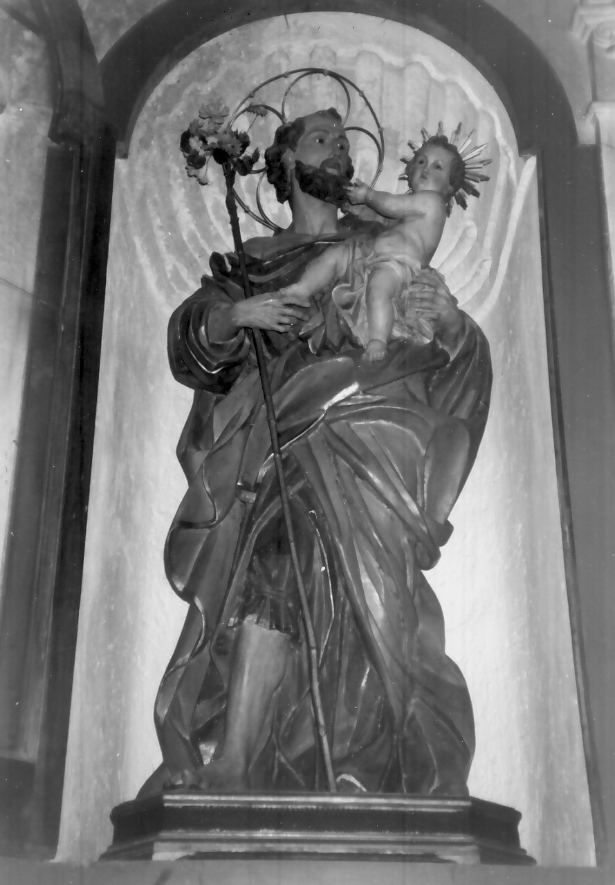 San Giuseppe e Gesù Bambino (statua) - bottega Italia meridionale (fine sec. XVIII)