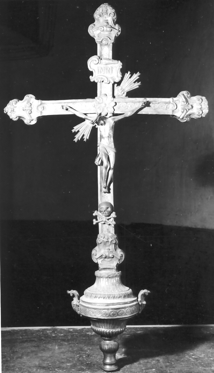 croce processionale - bottega siciliana (sec. XIX)