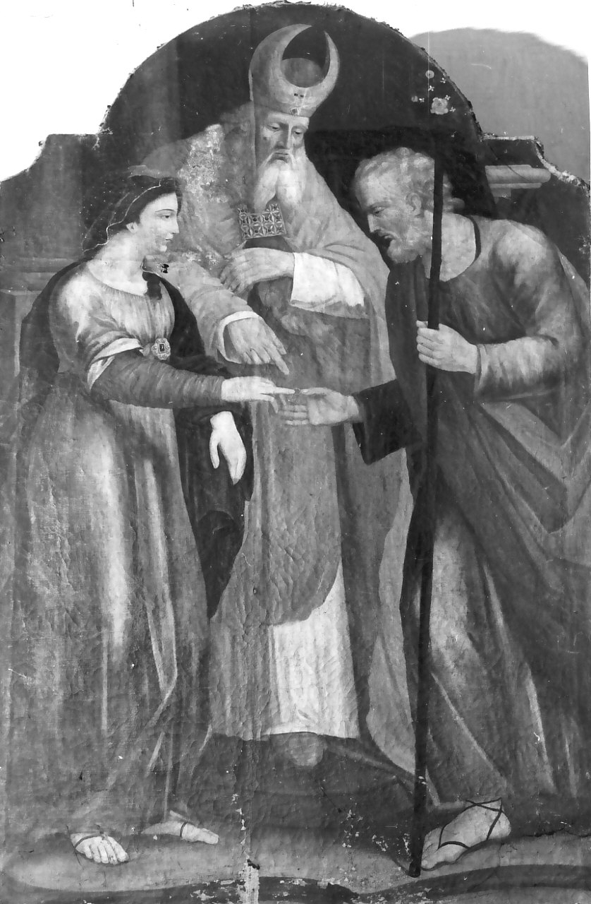 Sposalizio di Maria Vergine (dipinto) - ambito Italia meridionale (sec. XVIII)