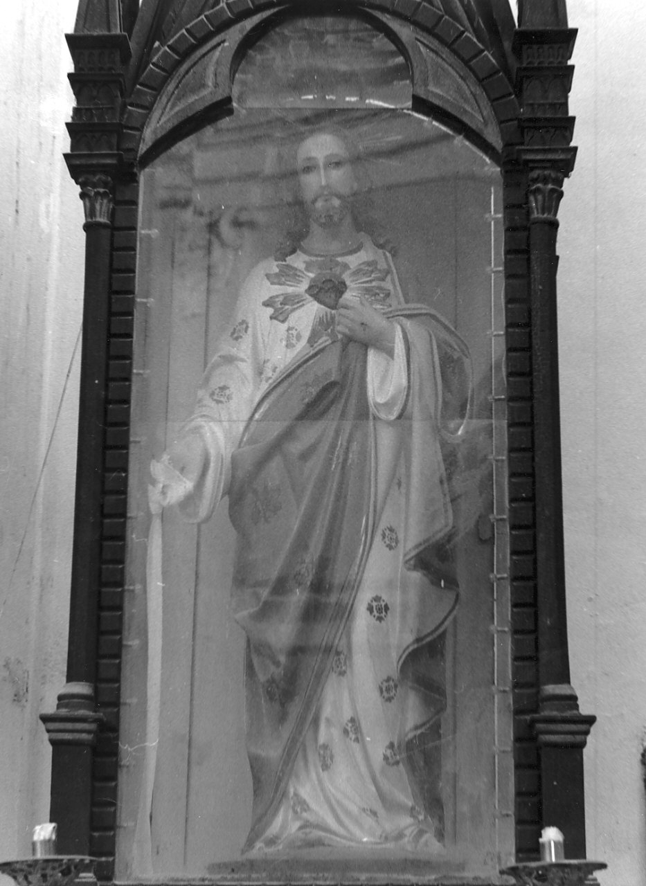 Sacro Cuore di Gesù (statua, opera isolata) - bottega Italia meridionale (primo quarto sec. XX)