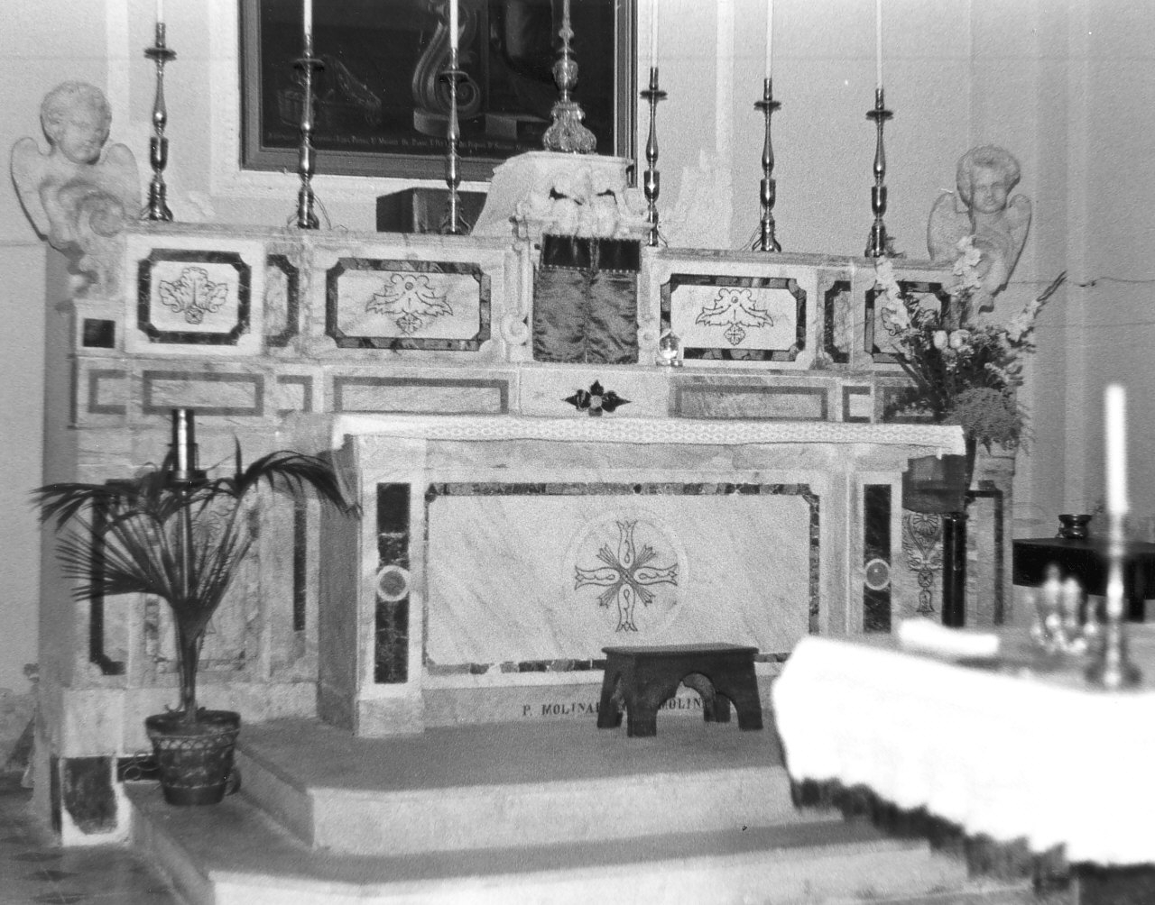 altare maggiore, opera isolata - bottega calabrese (sec. XIX)