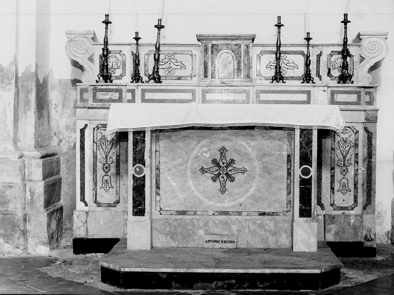 altare, opera isolata - bottega calabrese (fine sec. XIX)