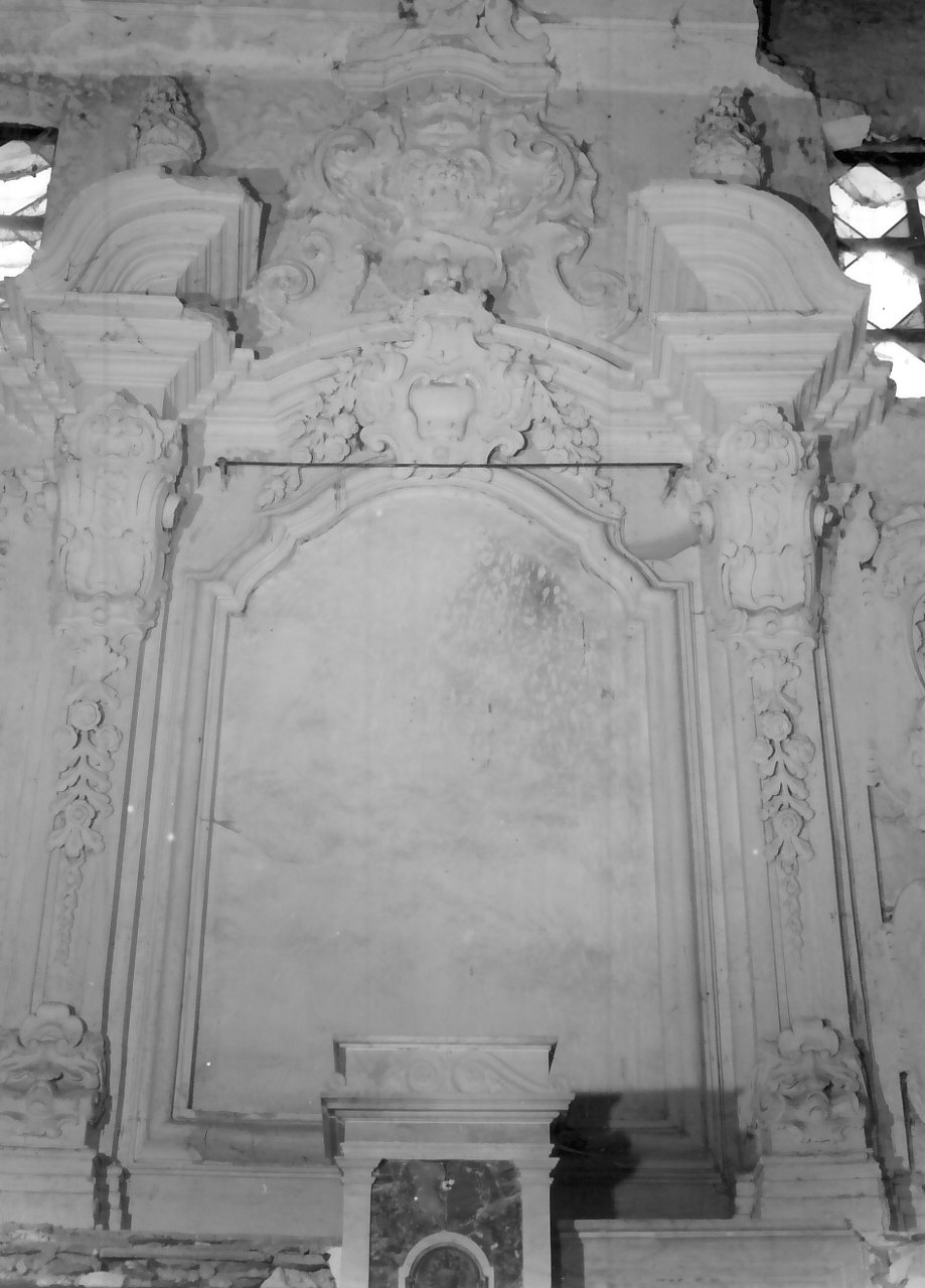 fastigio d'altare, opera isolata - bottega calabrese (sec. XIX)