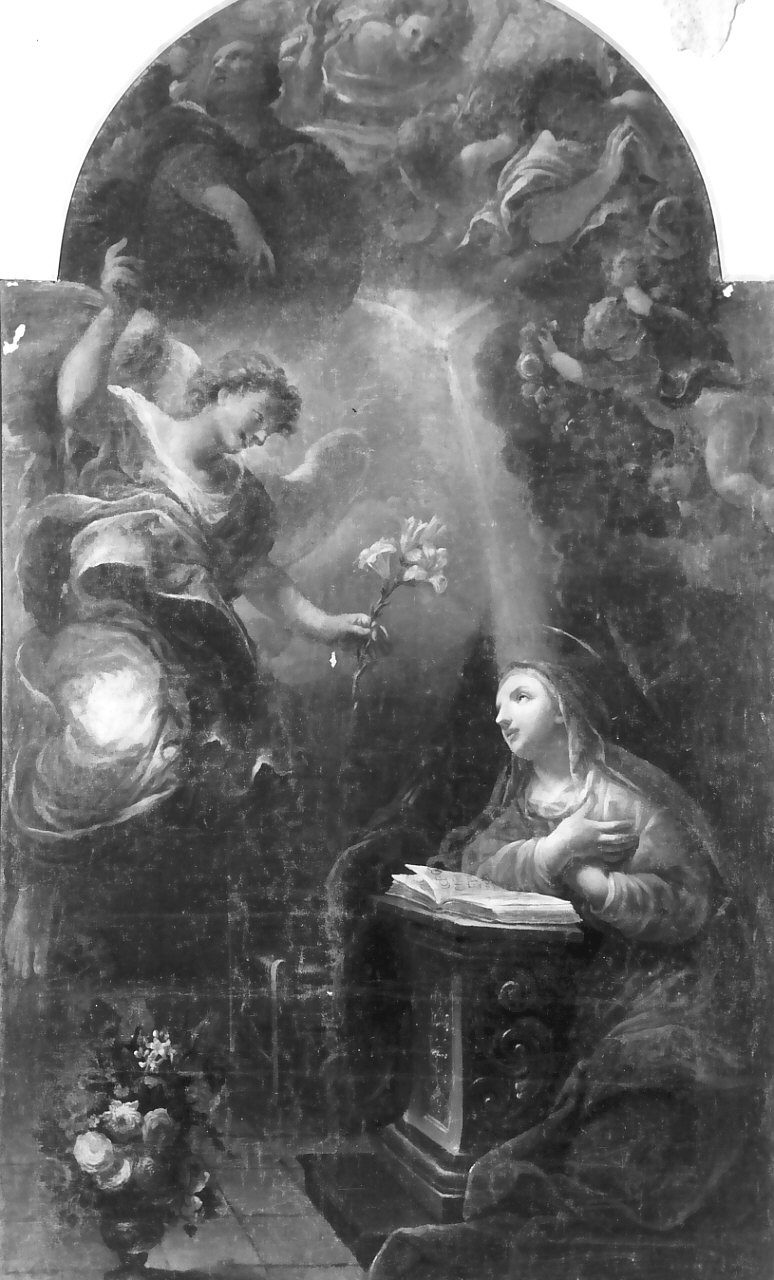Annunciazione (dipinto, opera isolata) - ambito calabrese (sec. XIX)