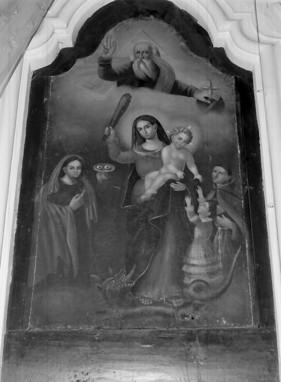 Madonna del Soccorso (dipinto, opera isolata) - ambito calabrese (seconda metà sec. XIX)