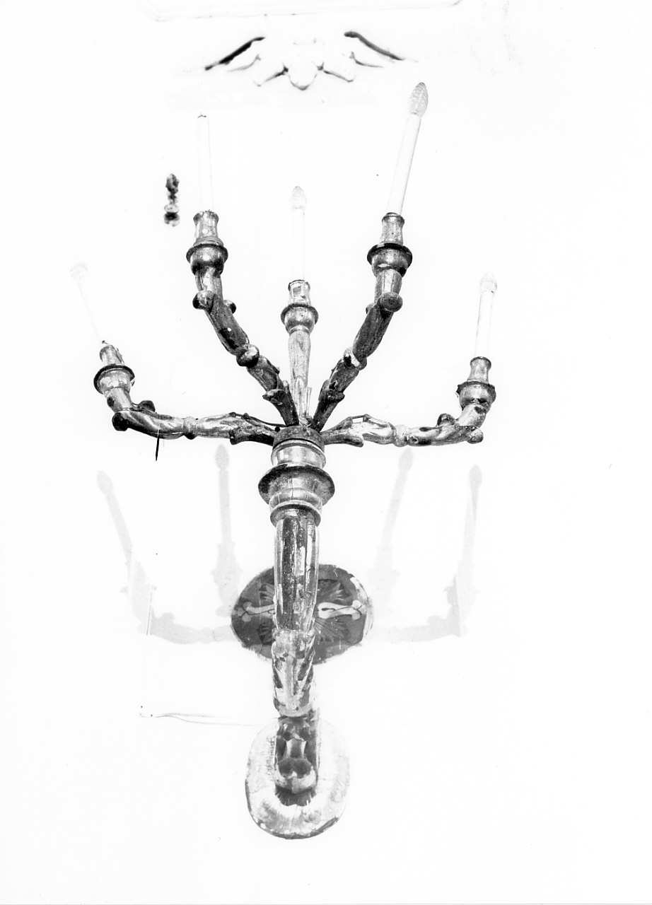 candelabro, serie - bottega calabrese (sec. XVIII)