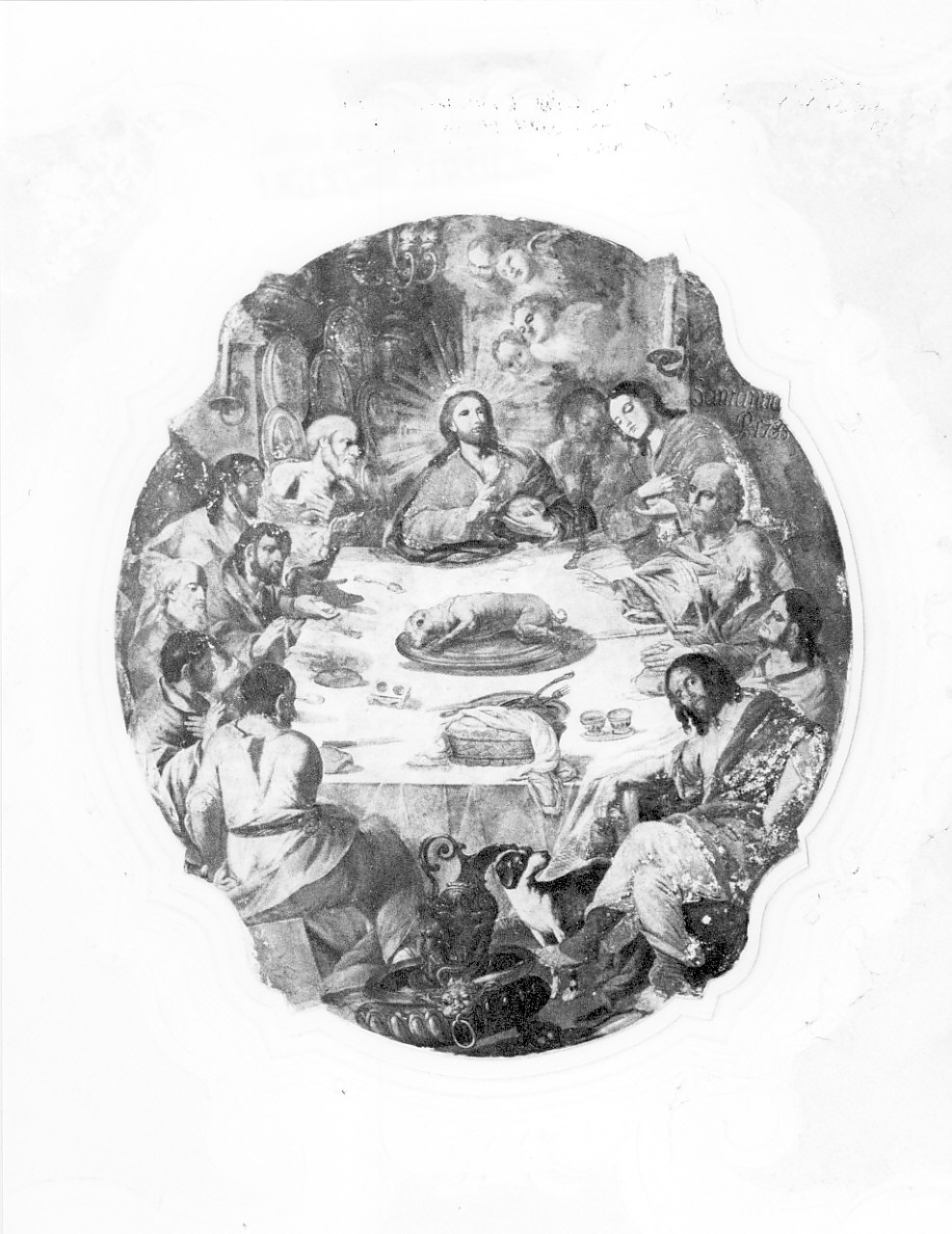 ultima cena (dipinto, opera isolata) di Samanni (sec. XVIII)