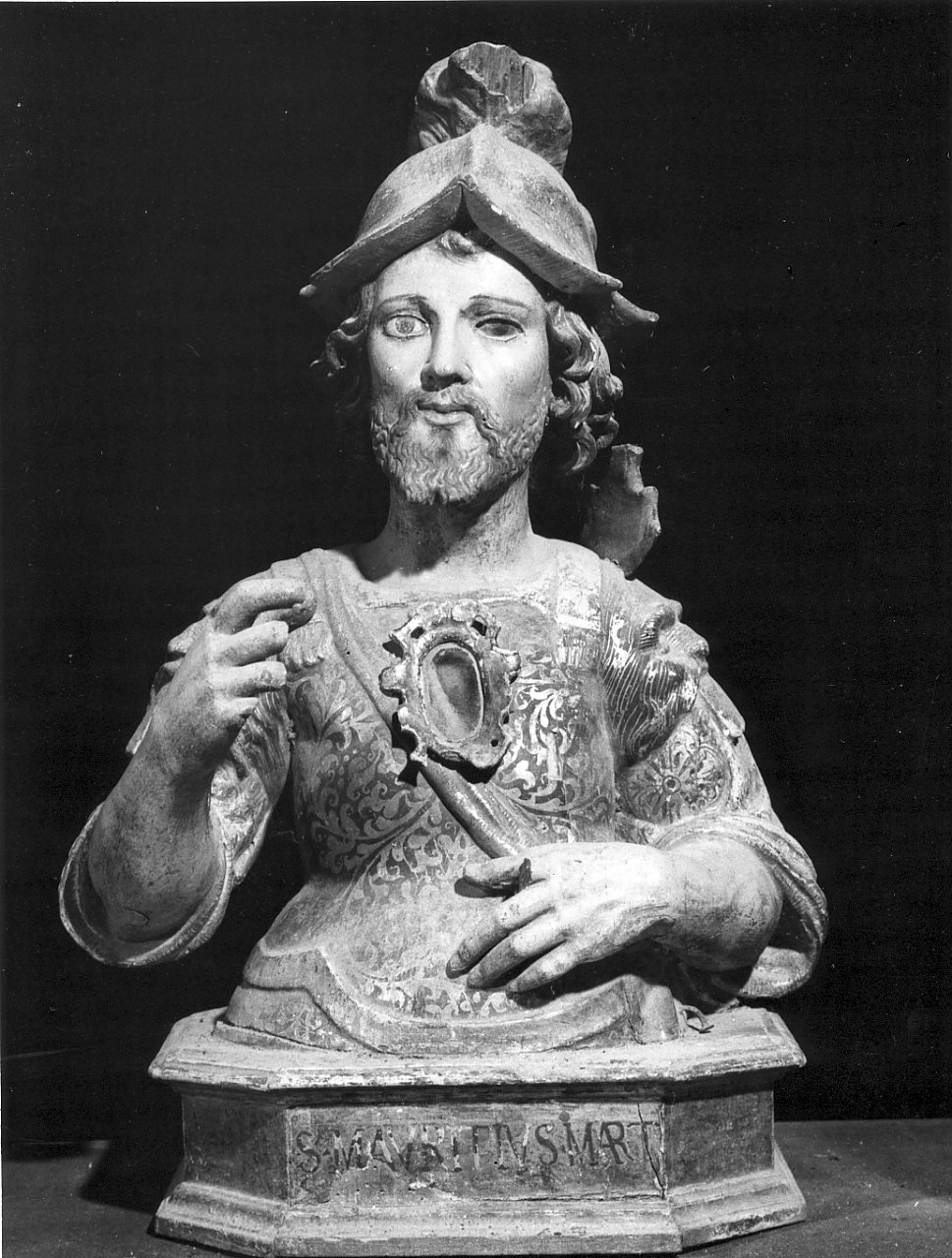 San Maurizio (reliquiario - a busto, opera isolata) - bottega Italia meridionale (sec. XVII)