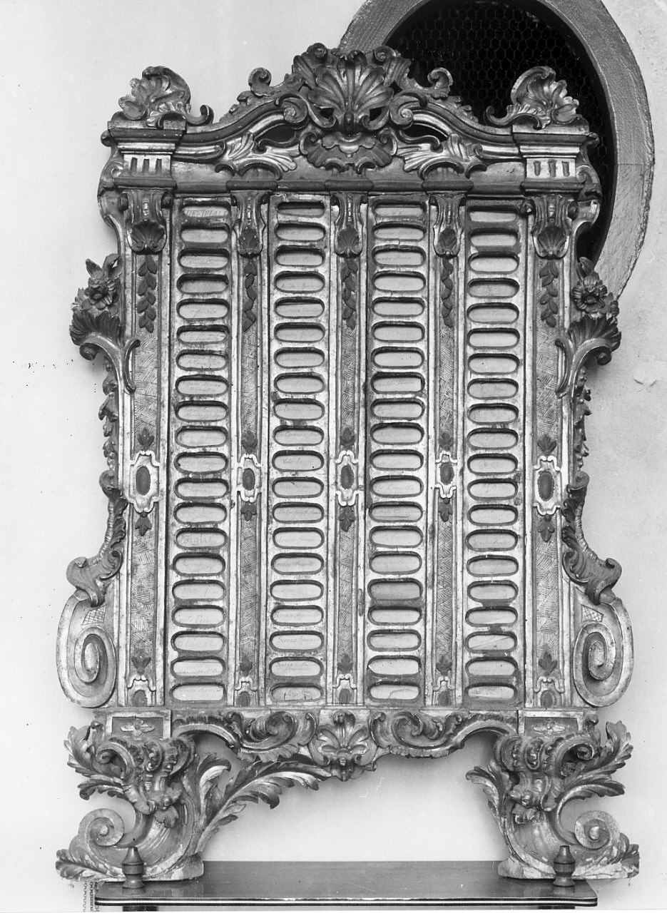 cornice, opera isolata - bottega calabrese (sec. XVIII)