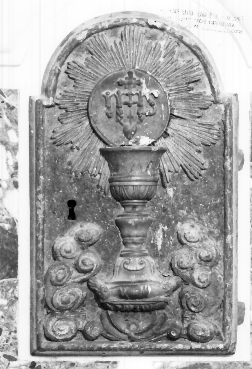sportello di tabernacolo - bottega calabrese (fine sec. XVIII)