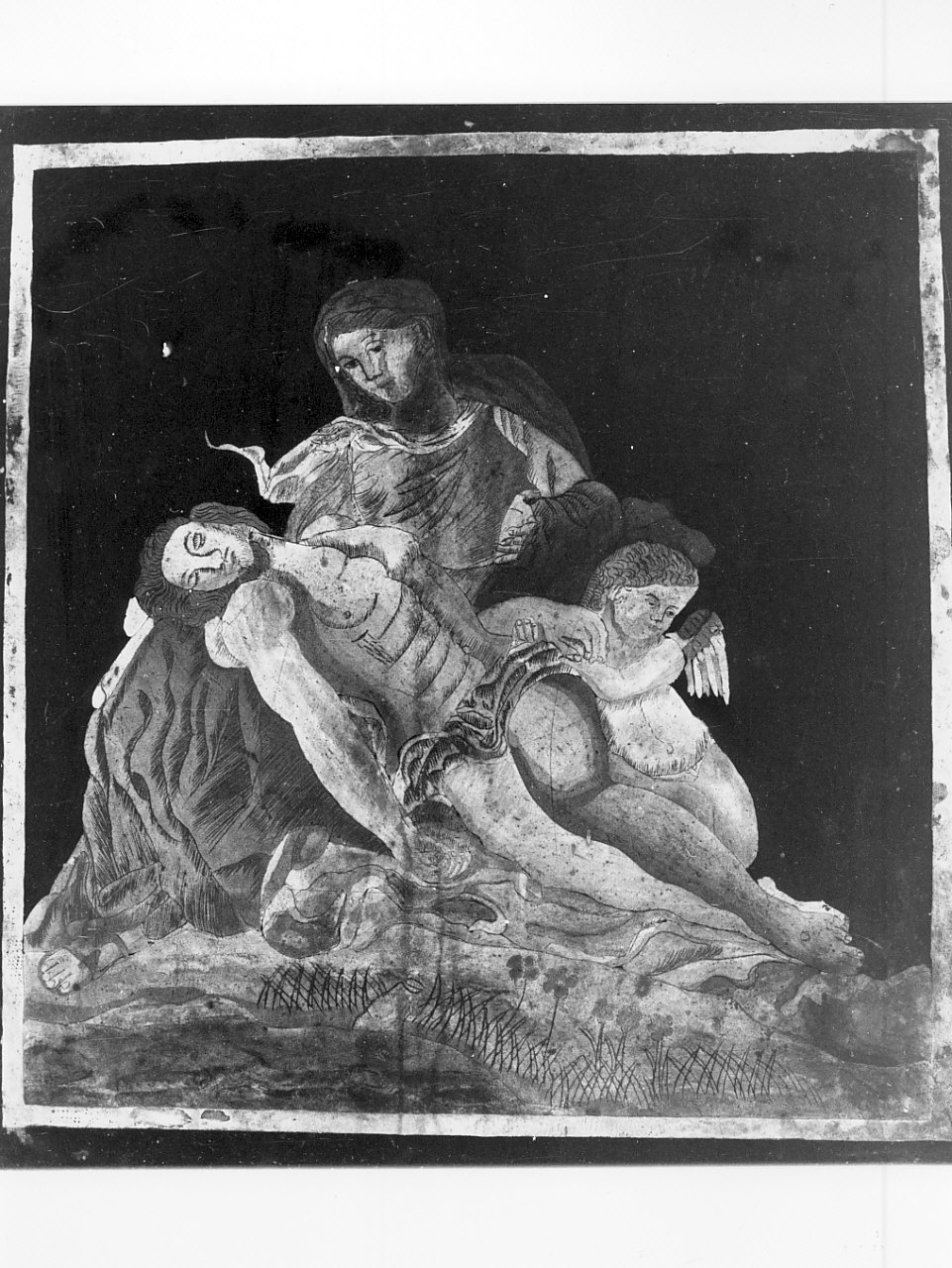 pietà (dipinto) - ambito napoletano (sec. XVIII)