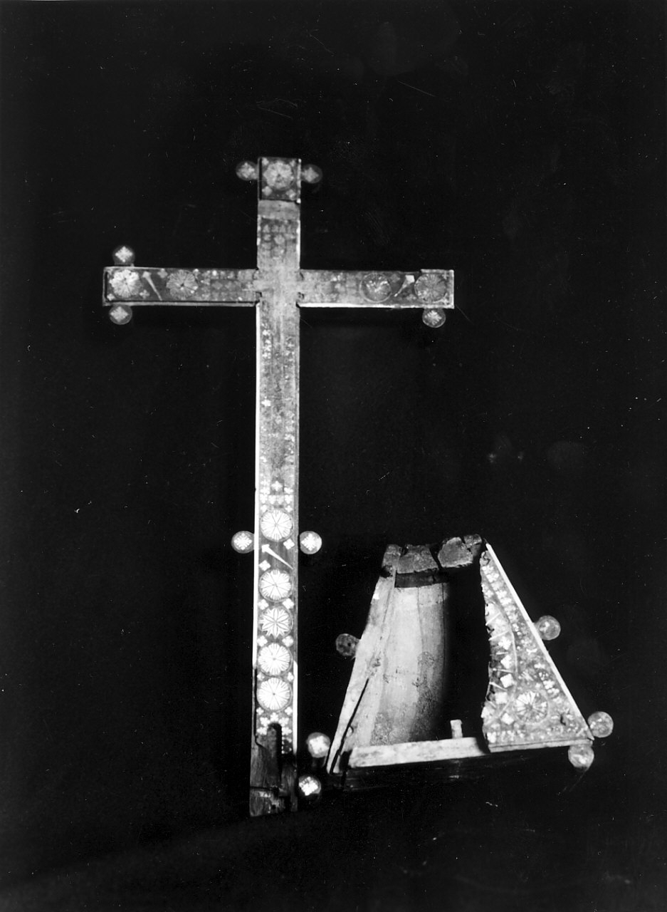 croce d'altare, opera isolata - bottega napoletana (sec. XVIII)