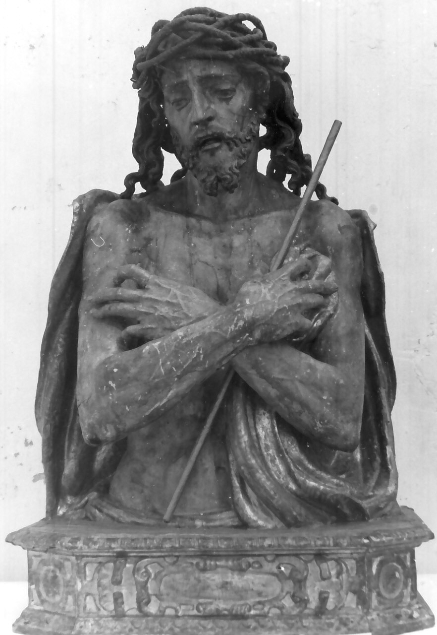Ecce Homo (busto) - bottega napoletana (seconda metà, fine/inizio sec. XVI, secc. XVI/ XVII)