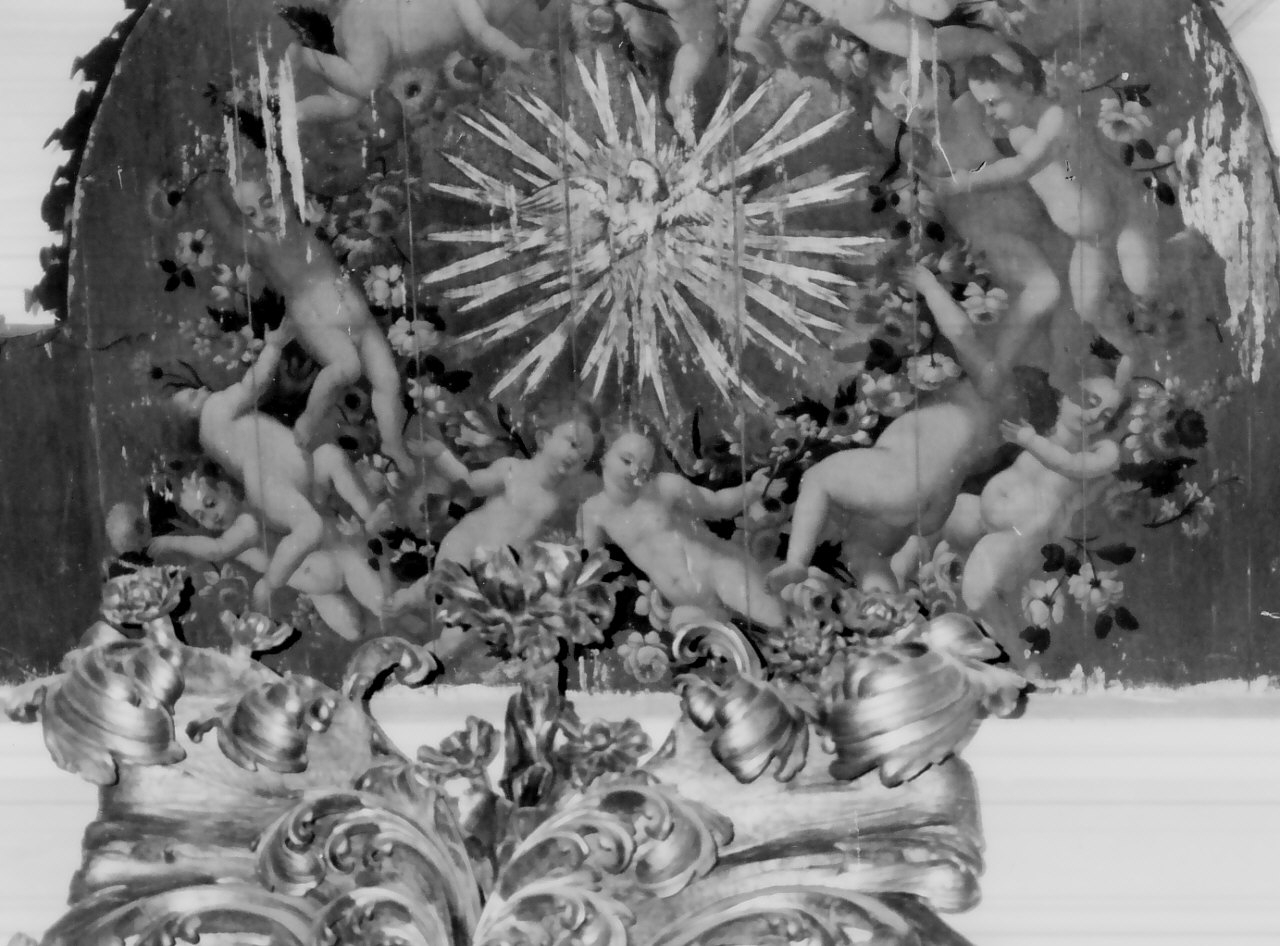 colomba dello Spirito Santo (cielo di baldacchino) - bottega Italia meridionale (sec. XVIII)