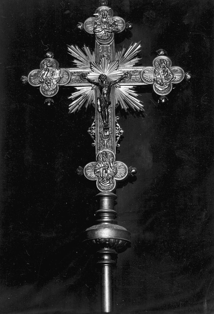 croce processionale - bottega calabrese (sec. XX)