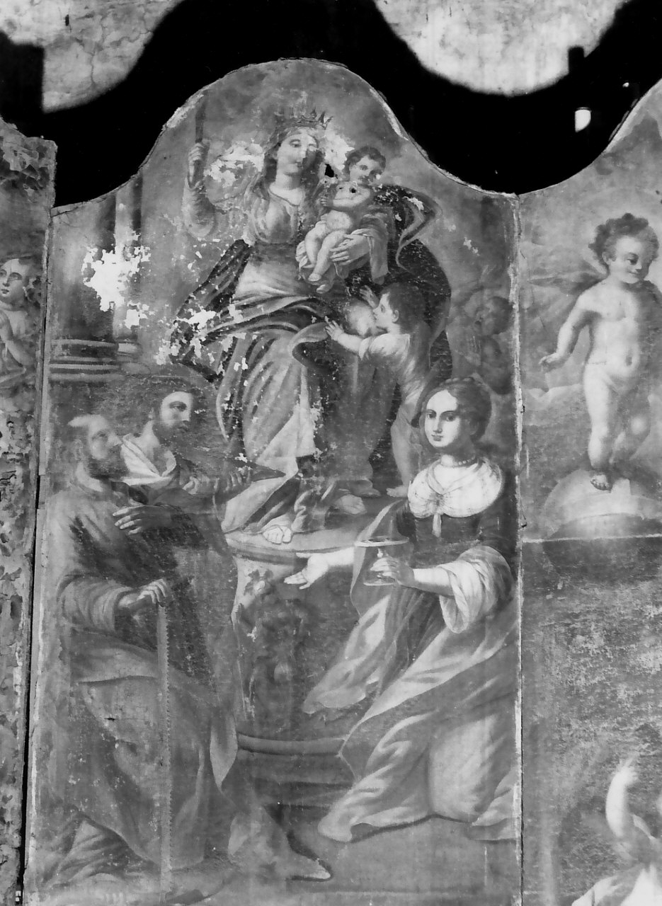 Madonna del Soccorso con Santi, Madonna del Soccorso (dipinto) di Santanna Cristoforo (sec. XVIII)
