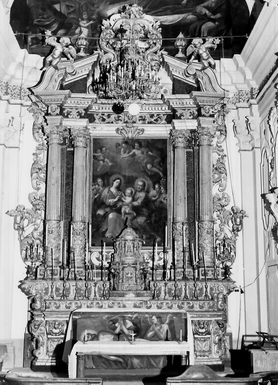 altare maggiore, opera isolata - bottega calabrese (seconda metà sec. XVIII)