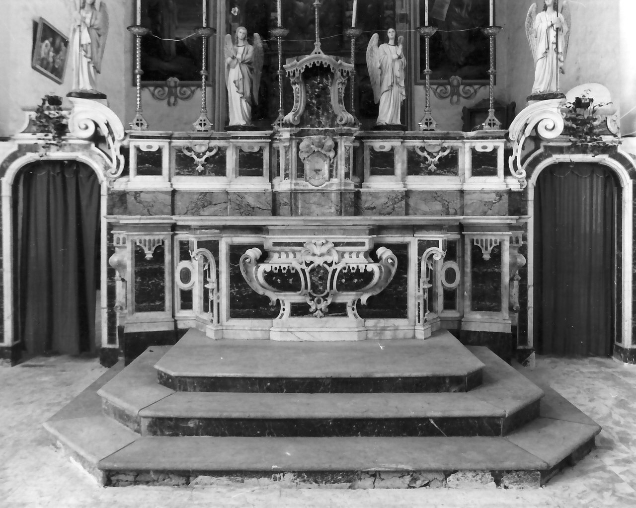 altare maggiore, opera isolata - bottega napoletana (sec. XVIII)