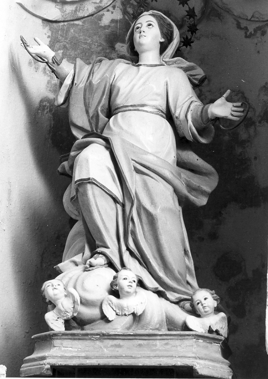 Madonna Assunta (statua, opera isolata) - bottega calabrese (sec. XVIII)