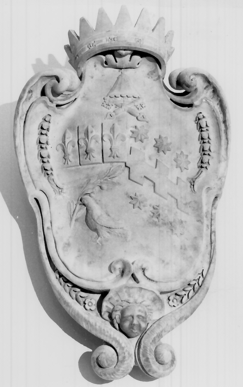 stemma (decorazione plastica) - bottega Italia meridionale (metà sec. XVII)