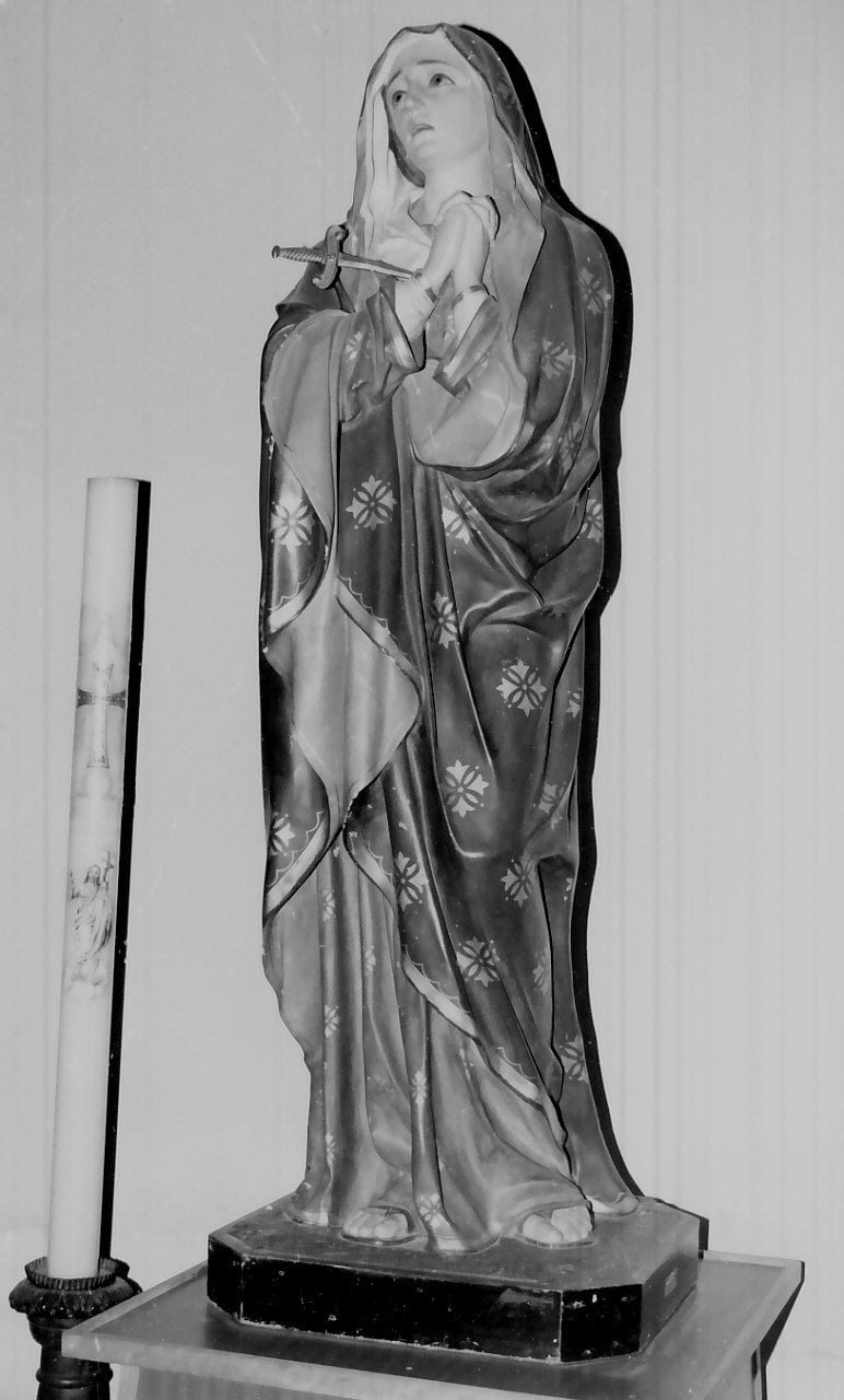 Madonna Addolorata (statua, opera isolata) - bottega Italia meridionale (seconda metà sec. XIX)