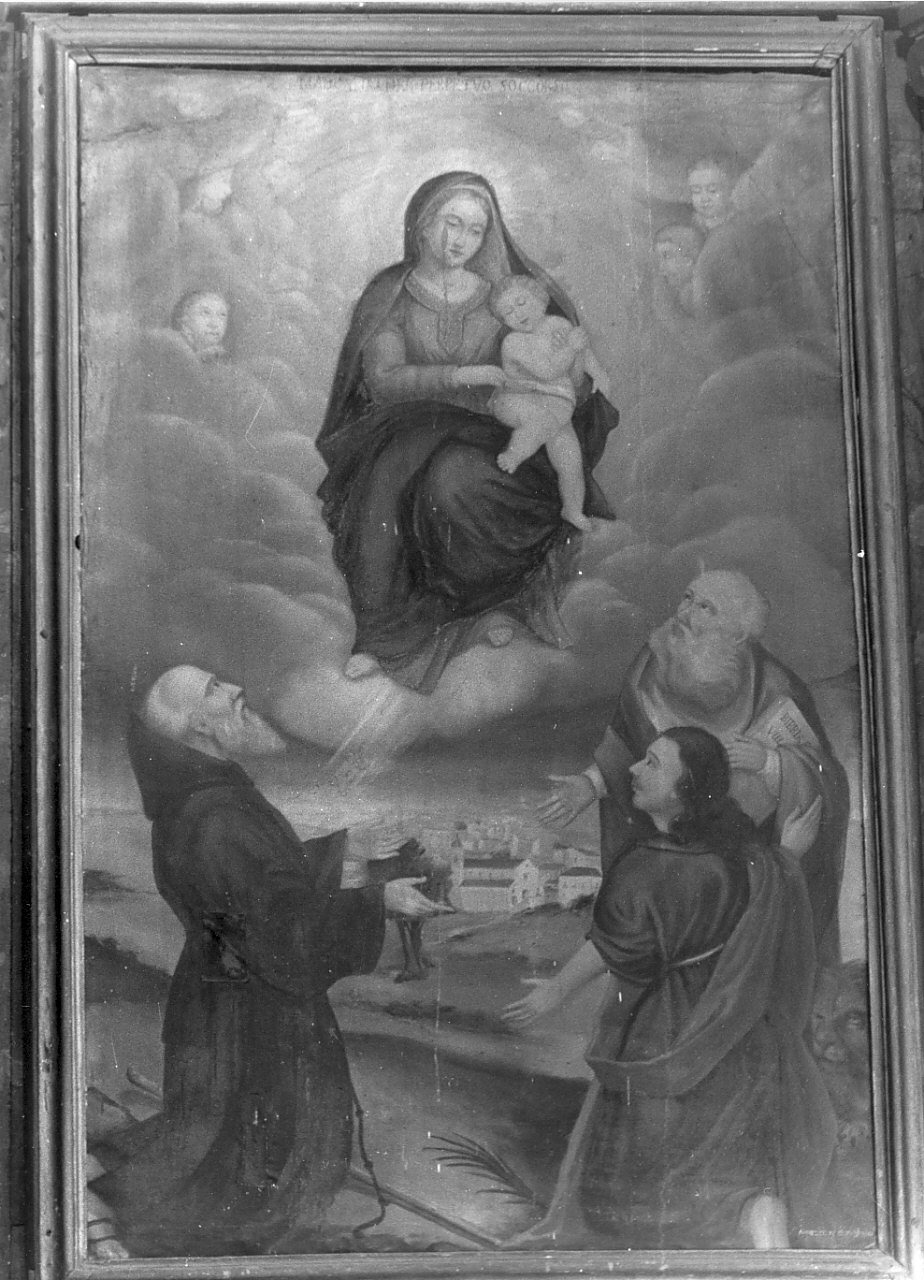 Madonna del Soccorso (dipinto, opera isolata) - ambito Italia meridionale (sec. XIX)