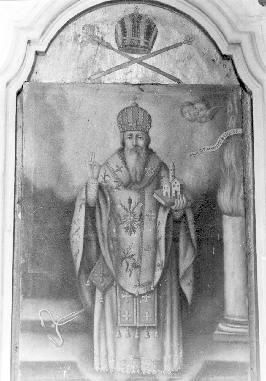 San Basilio Magno (dipinto, opera isolata) - ambito Italia meridionale (sec. XVII)