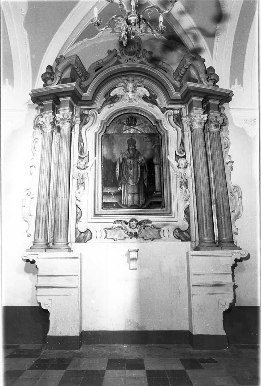 mostra d'altare, opera isolata - bottega napoletana (sec. XVIII)