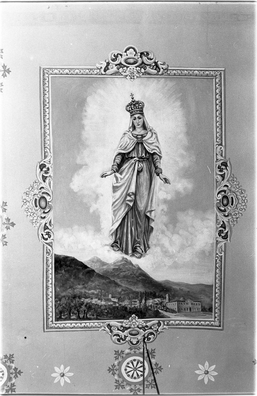 Madonna della Misericordia (dipinto, opera isolata) - ambito Italia meridionale (sec. XIX)