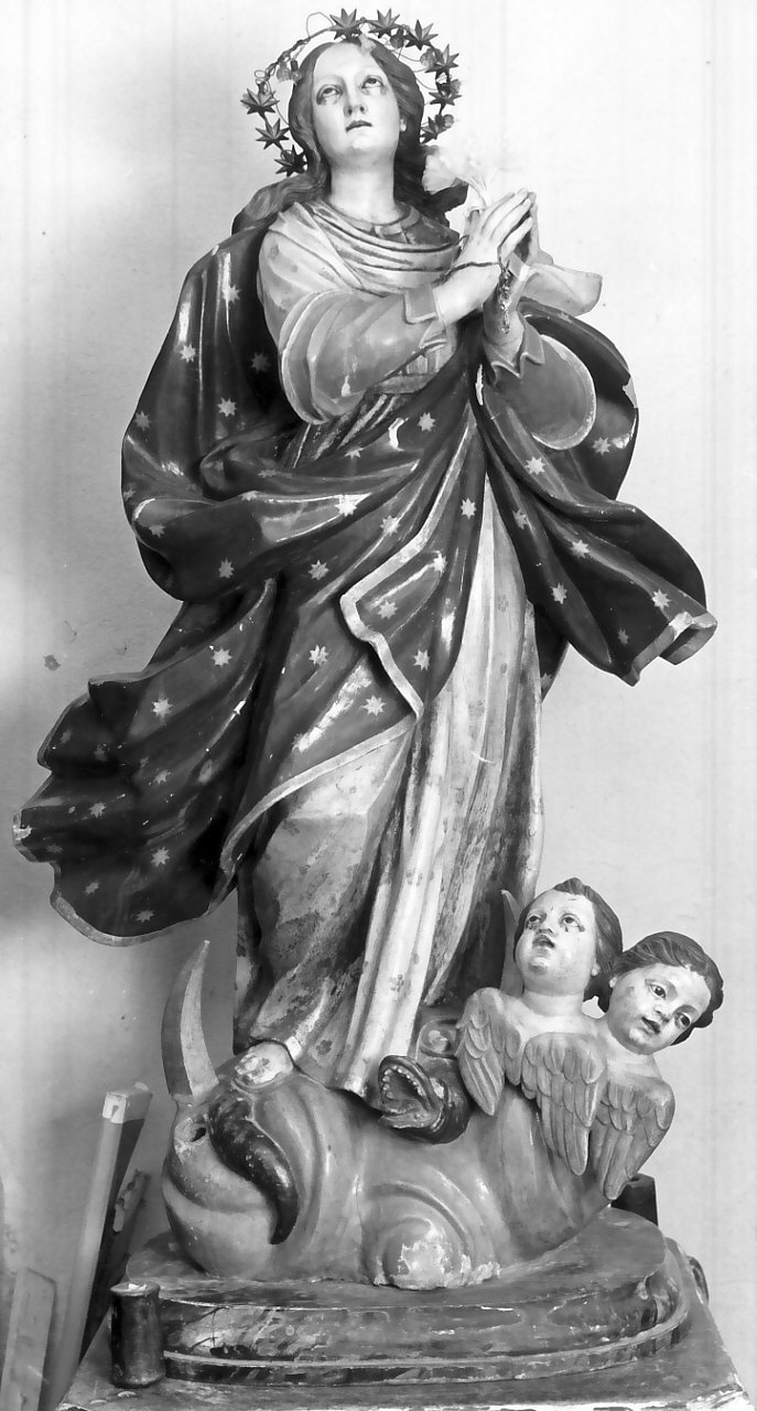 Madonna Immacolata (statua, opera isolata) - bottega Italia meridionale (sec. XVIII)