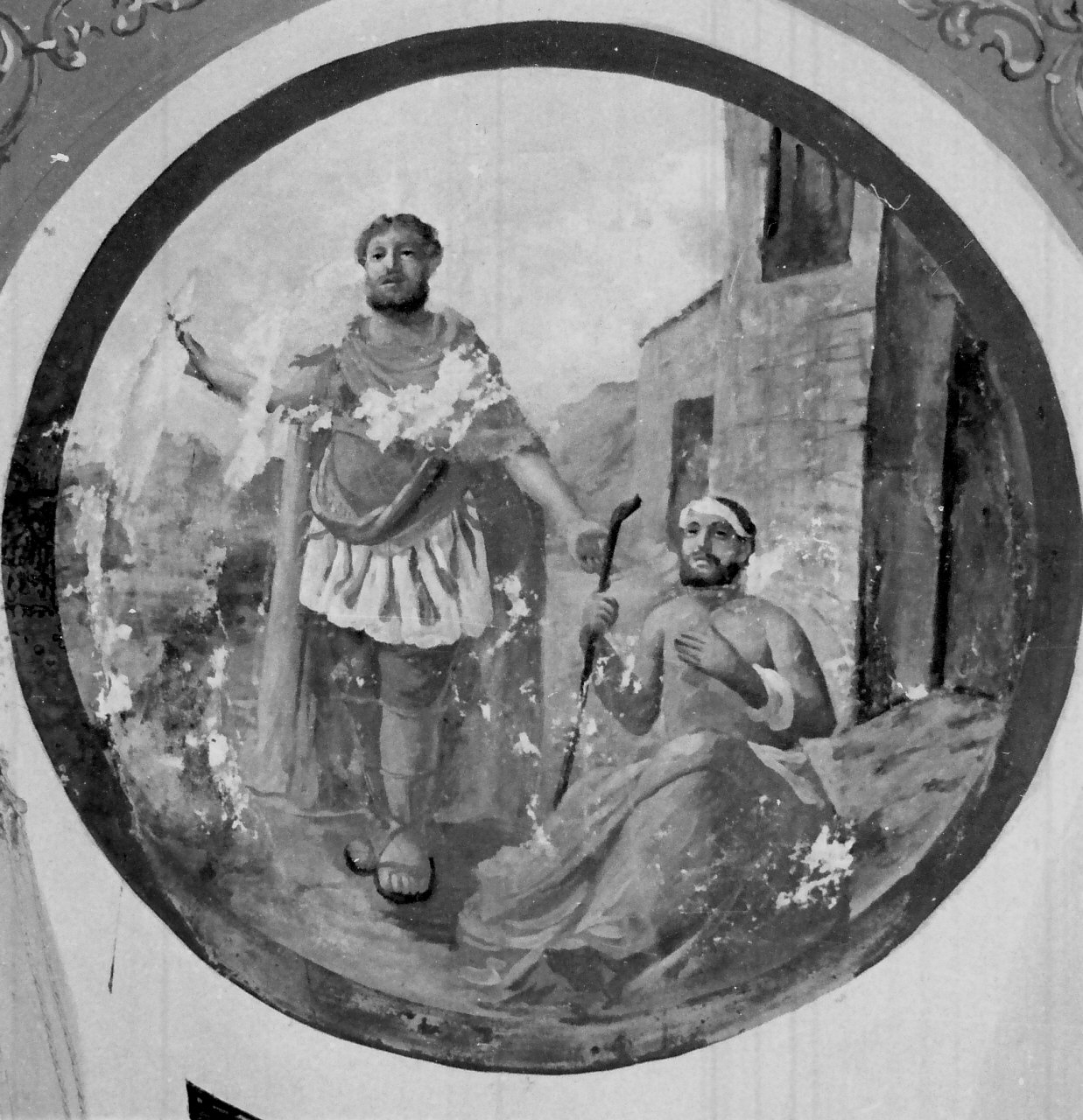 miracolo di San Demetrio, episodio della vita di San Demetrio (dipinto, elemento d'insieme) - ambito Italia meridionale (sec. XX)