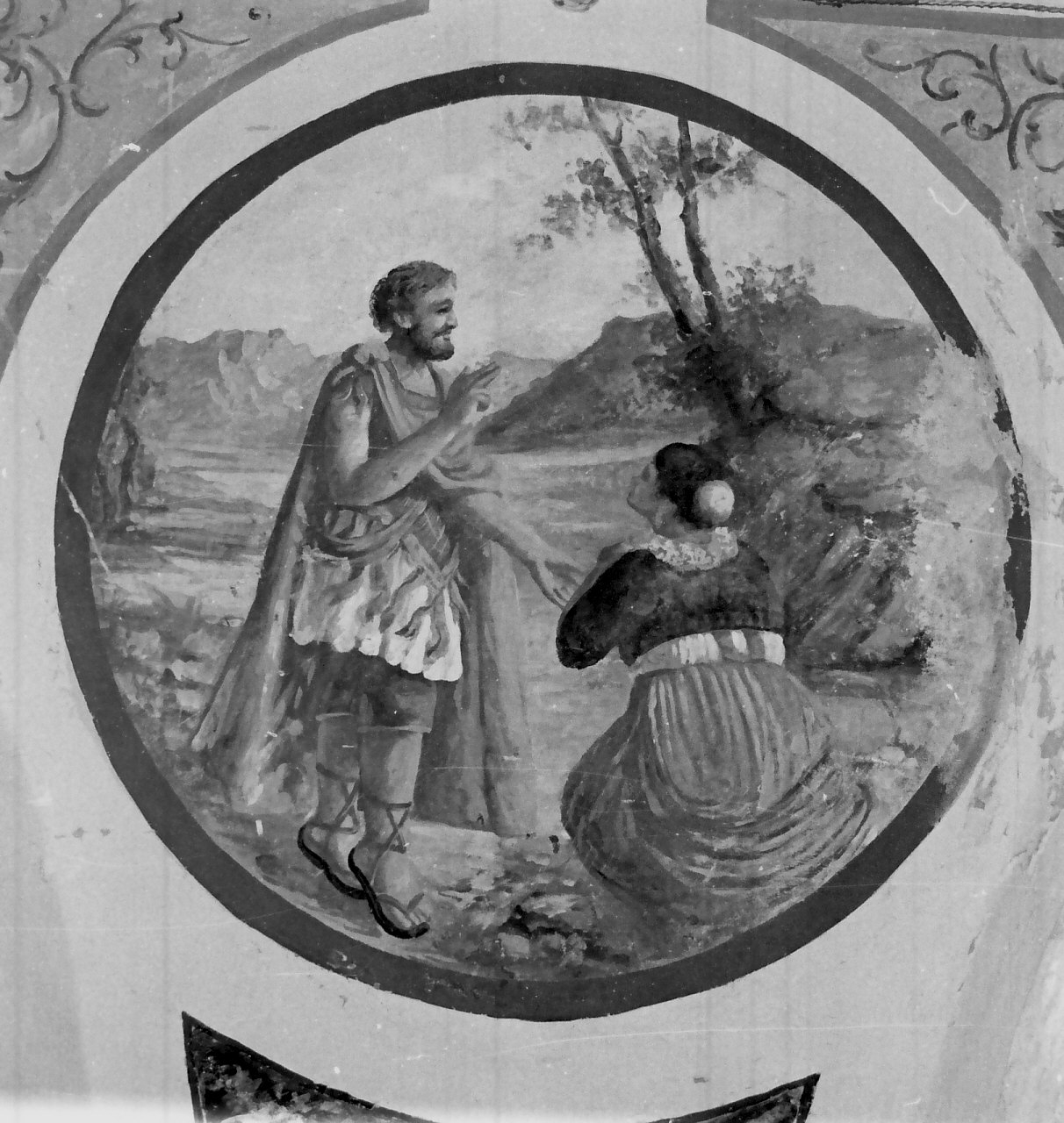 miracolo di San Demetrio, episodio della vita di San Demetrio (dipinto, elemento d'insieme) - ambito Italia meridionale (sec. XX)
